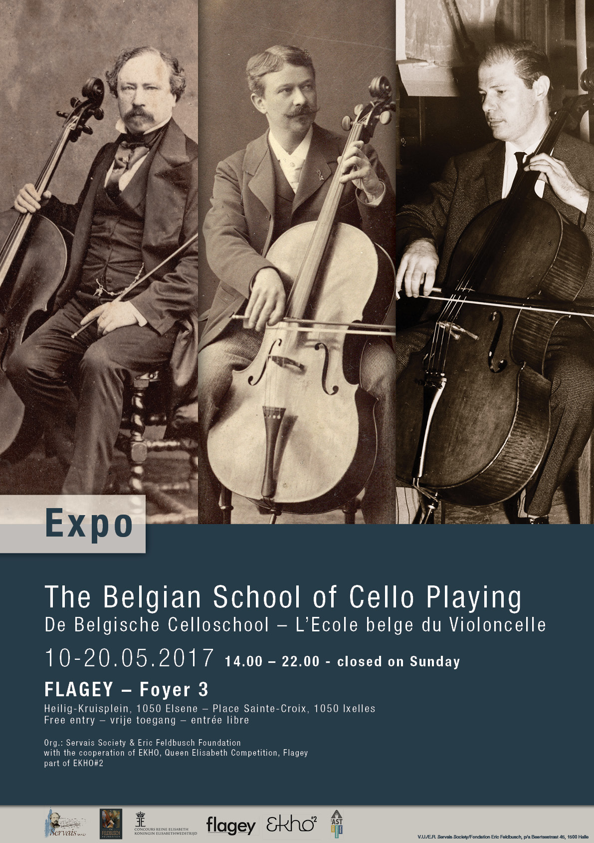 Visite guidée de l'expo 'L'Ecole belge du Violoncelle'